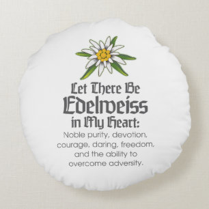 Edelweiss in My Heart Pillow