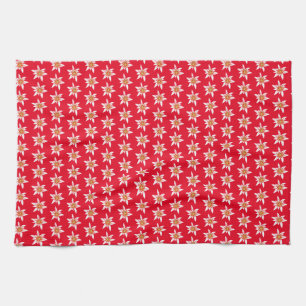 Edelweiss Pattern Tea Towel