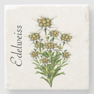 Edelweiss Stone Coaster
