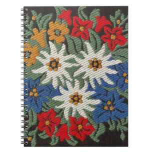 Edelweiss Swiss Alpine Flower Notebook