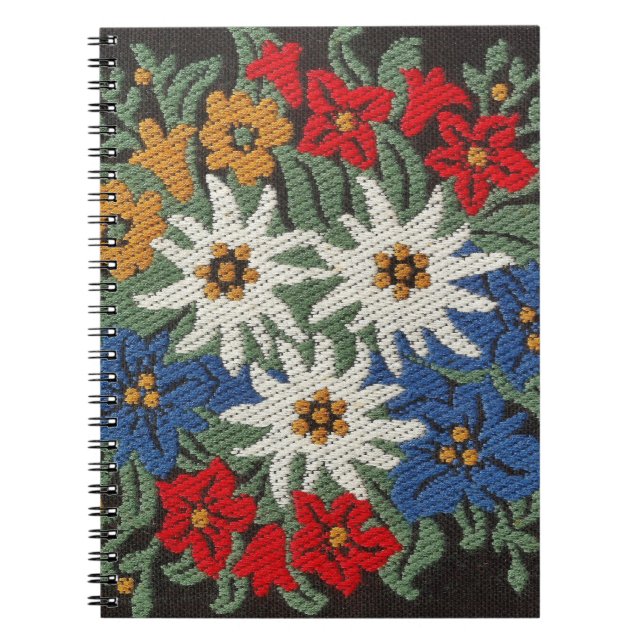 Edelweiss Swiss Alpine Flower Notebook (Front)
