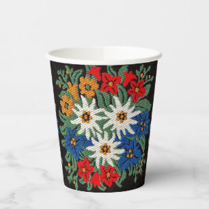 Edelweiss Swiss Alpine Flower  Paper Cups