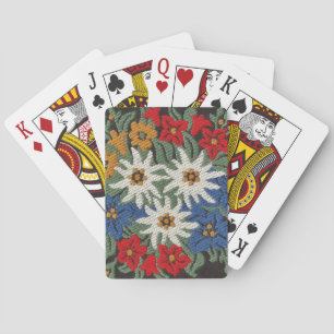 Edelweiss Swiss Alpine Flower Playing Cards