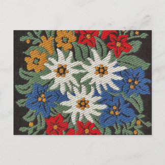 Edelweiss Swiss Alpine Flower Postcard