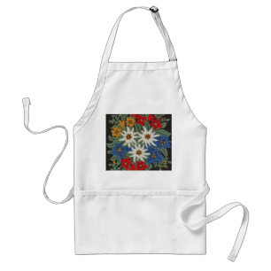 Edelweiss Swiss Alpine Flower Standard Apron