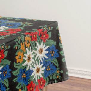Edelweiss Swiss Alpine Flower Tablecloth