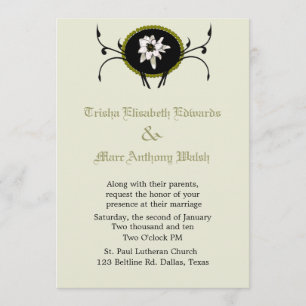 Edelweiss Wedding Invitation