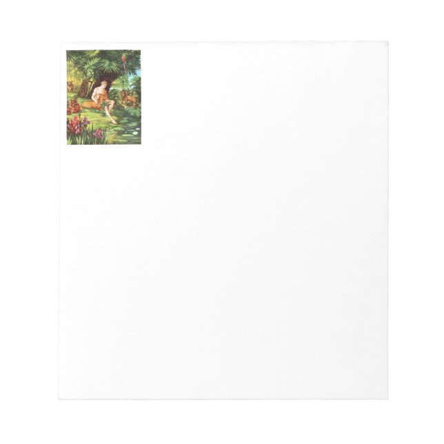 Eden Adam In The Garden Notepad (Front)