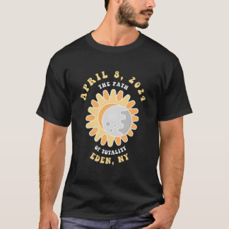 Eden New York Solar Eclipse April 8 2024 T-Shirt
