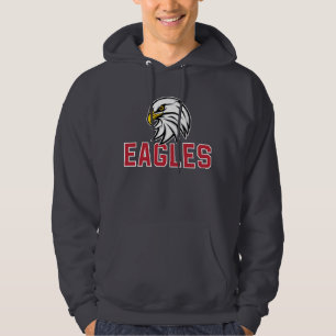 Eden Prairie EAGLES - on Vivid Dark Hoodie