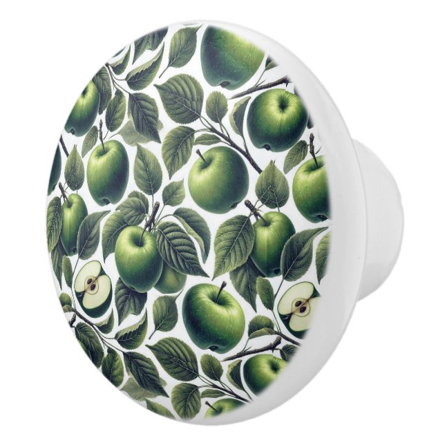 Eden's Apples Ceramic Knob (Right)