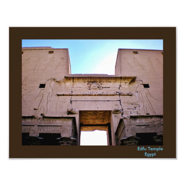 Edfu Temple Photo Print (Front)