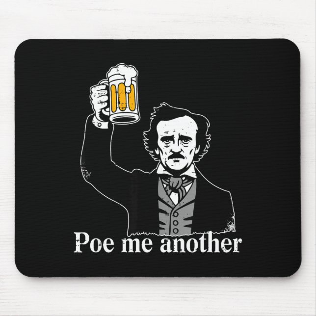 Edgar Allan E Me Another Raven Nevermore Gothic Gi Mouse Mat (Front)