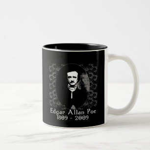 Edgar Allan Poe 1809-2009 Anniversary T Two-Tone Coffee Mug