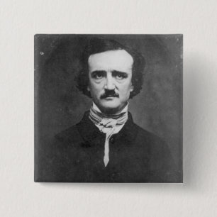 Edgar Allan Poe-1848 15 Cm Square Badge