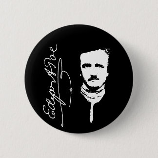 Edgar Allan Poe 6 Cm Round Badge