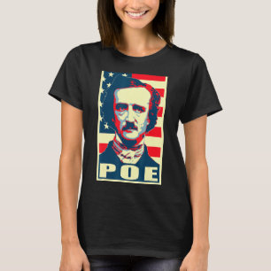 Edgar Allan Poe American Propaganda Pop Art T-Shirt