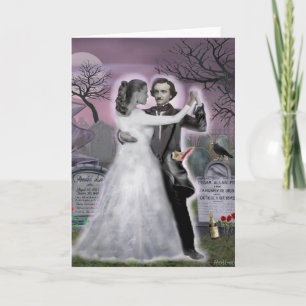 Edgar Allan Poe and Annabel Lee Eternally Card