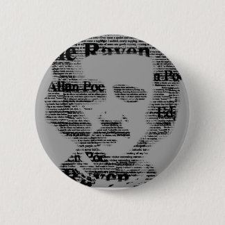 Edgar Allan Poe Bottom 6 Cm Round Badge