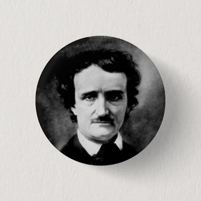 Edgar Allan Poe button (Front)