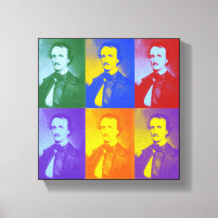 Edgar Allan Poe Canvas Print