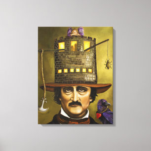 Edgar Allan Poe Canvas Print