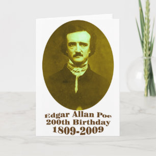 Edgar Allan Poe Card