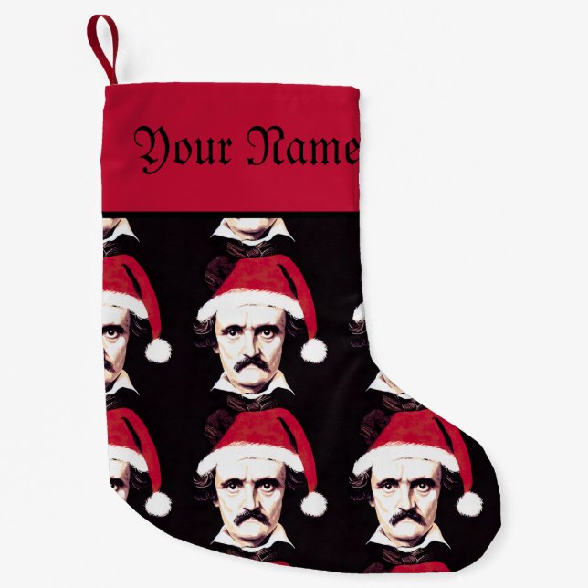 Edgar Allan Poe Christmas Stocking (Front)