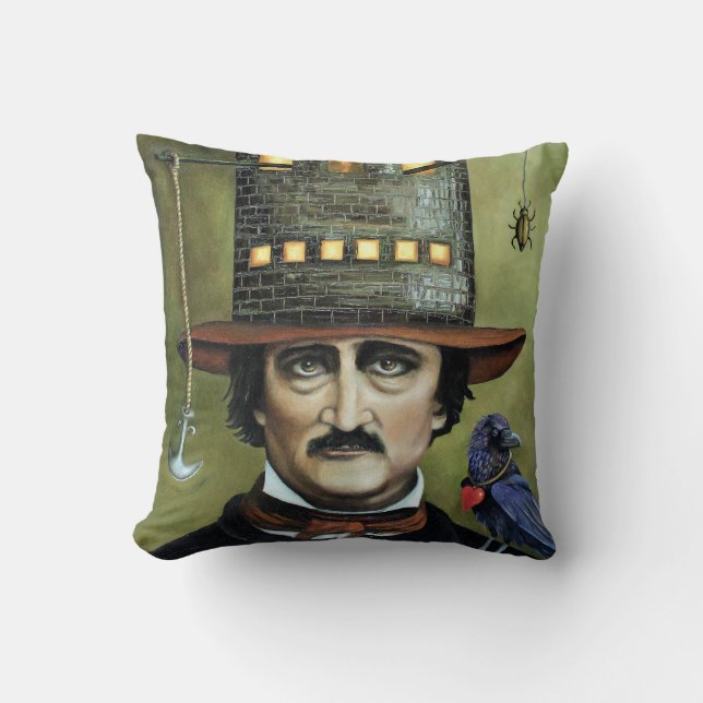 Edgar Allan Poe Cushion (Front)