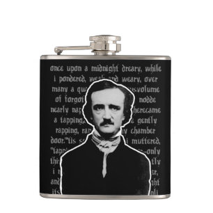 Edgar Allan Poe Flask