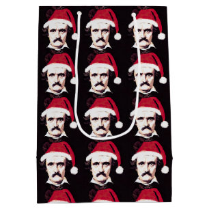 Edgar Allan Poe Goth Christmas Gift Bag