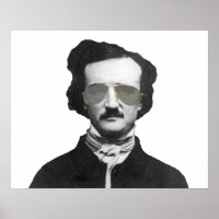 Edgar Allan Poe in Sunglasses