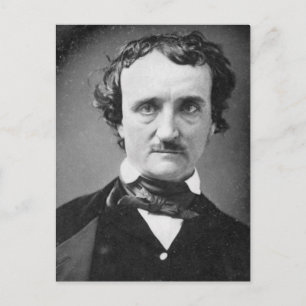 Edgar Allan Poe ~ Portrait 1849 Postcard