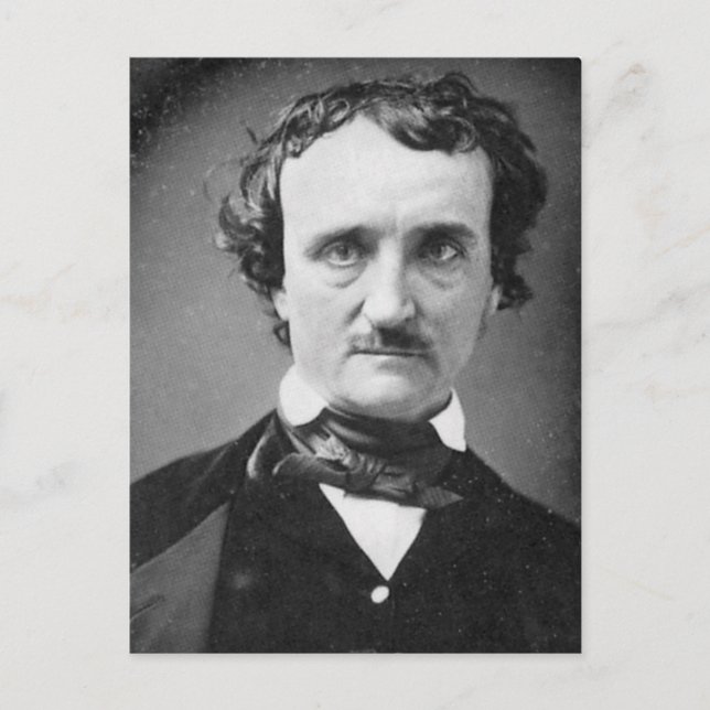 Edgar Allan Poe ~ Portrait 1849 Postcard (Front)