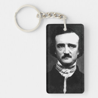 Edgar Allan Poe Portrait Key Ring
