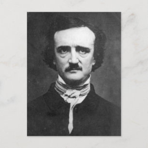 Edgar Allan Poe Portrait Postcard