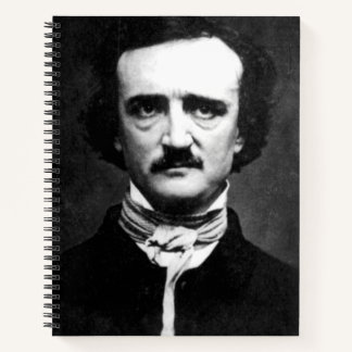 Edgar Allan Poe Portrait Spiral Notebook