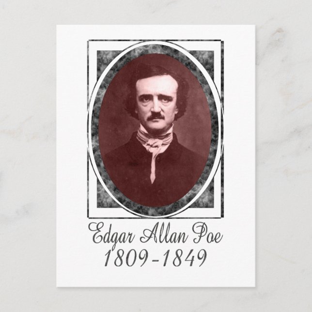 Edgar Allan Poe Postcard (Front)