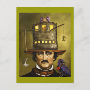 Edgar Allan Poe Postcard