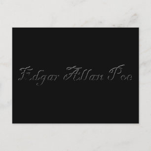 Edgar Allan Poe Postcard
