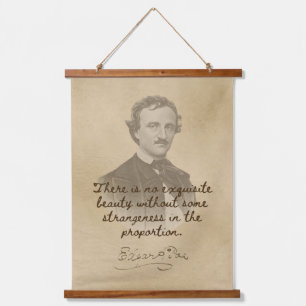 Edgar Allan Poe Quote Gothic Wall Tapestry