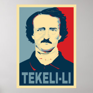 Edgar Allan Poe TEKELI-LI Hope Style Poster