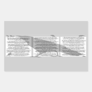 Edgar Allan Poe The Raven Rectangular Sticker