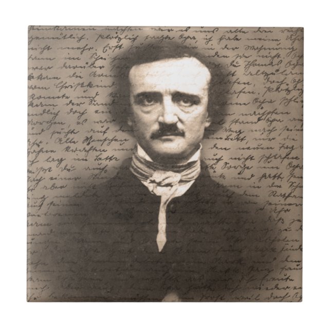 Edgar Allan Poe Tile (Front)