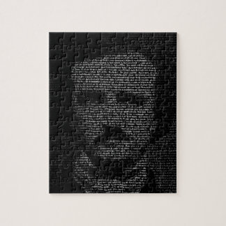 Edgar Allan Poe (TypeFace) Jigsaw Puzzle