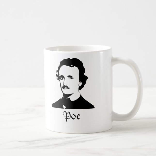 Edgar Allen Poe Coffee Mug (Right)
