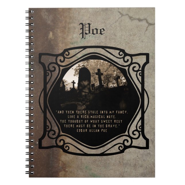 Edgar Allen Poe Notebook (Front)