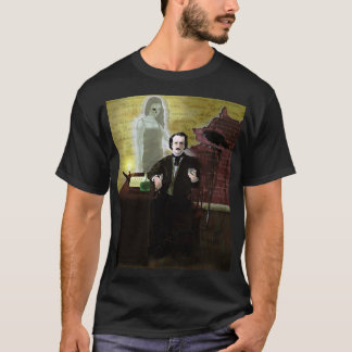edgar allen poe on a t-shirt