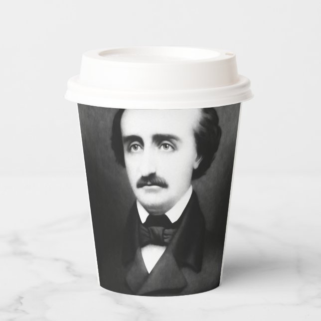 Edgar Allen Poe Paper Cup (Front)
