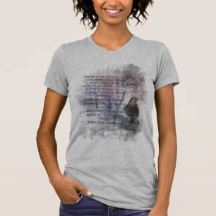 Edgar Allen Poe Poem Quote the Raven T-Shirt